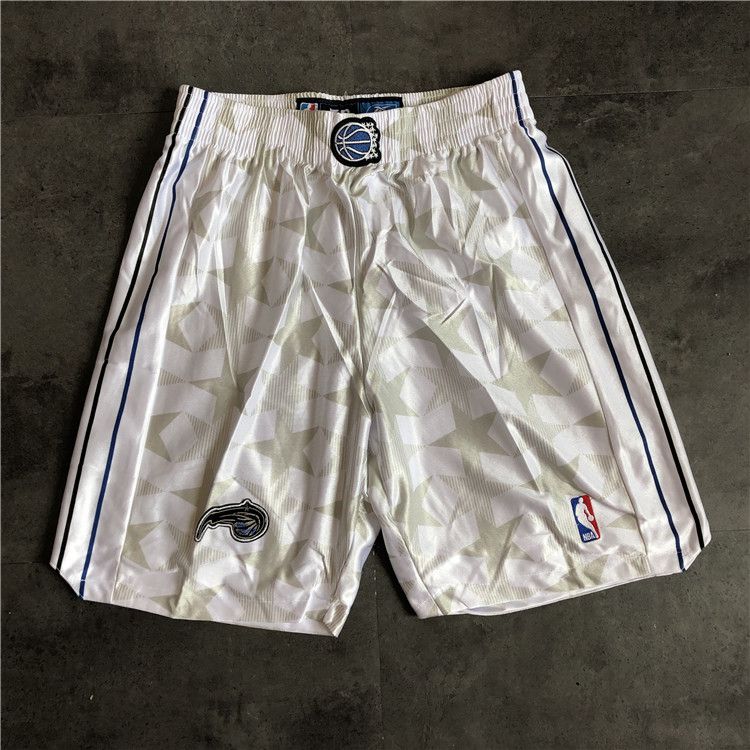 Men NBA Orlando Magic White Shorts 0416->orlando magic->NBA Jersey